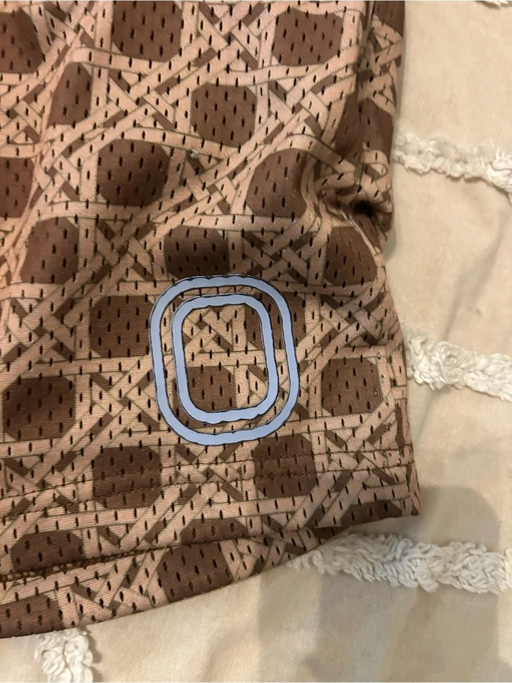 Overtime Brown Geometric Print Boys Shorts